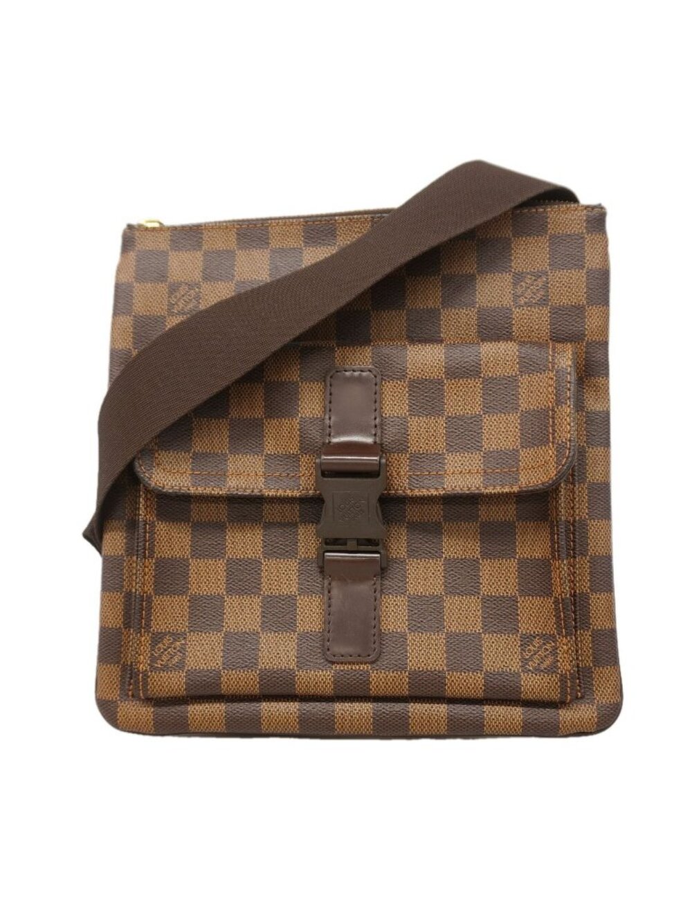 Louis Vuitton Shoulder Bag Damier Pochette Melville Ebene